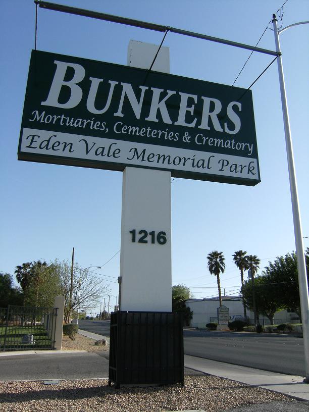 Bunkers Eden Vale Memorial Park